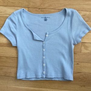 Brandy Melville blue crop top